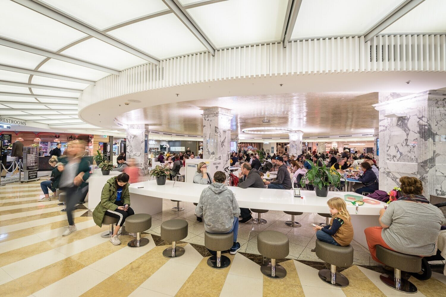 Lower Ground Food Court Stools